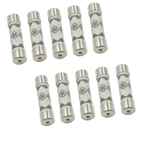 10 Pcs 15A 250V Ceramic Fuse 6x25mm Cartridge Fast Blow Tube for Power Strip Experiment Circuit Appliance Repair...