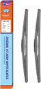 Genuine Rear Wiper Blades for Honda CRV CR-V 2007 2008 2009 2010 2011, 14"+14" (2 Pack) OEM 76730-SFA-003, Compatible for Honda Fit Pilot/Subaru T...