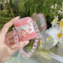 SGVAHY Cute AirPod Case for AirPods 3 Case Kawaii Clear Liquid Sequins Case Cover Hard Protective AirPod Case Wireless Charging Box with Color Cha...