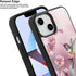OOK Designed for iPhone 15 Case Built in Screen Protector Cute Blue Floral Flower Design for Women Girls Hard PC Back Anti Slip Shockproof Protect...
