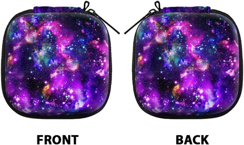 WIRESTER Portable Wireless Headphone Case, Earphone Storage Bag Carrying Case, Earbud Holder with Black Carabiner Compatible with Apple Airpods - ...