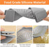 YEVIOR Clip on Strainer for All Pots Pan,Silicone Pasta Strainer Kitchen Gadgets,Collapsible Colander for Noodle,Vegetables,Fruit,Spaghetti (Grey)...