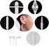 Universal 3.5mm Jack Acoustic Hollow Air Tube Anti-Radiation Earphone Earpiece with on Off Answer Switch Compatible with iPhone Samsung LG Moto Le...