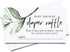 Bliss Collections Diaper Raffle Tickets for Baby Shower, Rustic Greenery, Invitation Card Inserts for Fun Baby Shower Game with a Chance to Win, 2...