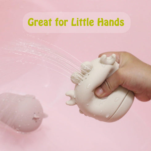 Ginbear Silicone Baby Bath Toys, Mold Free Squirty Bath Toy for Toddlers, Preschool Bath Toys for Infants, Non-Toxic Bathtub Toys for Babies 6 Mon...
