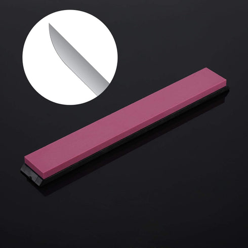 Knife Sharpening Stone, 3000# Sharpening Stone Whetstone Kitchen Knife Sharpener Polishing Grinding Tools with Base Ruby...