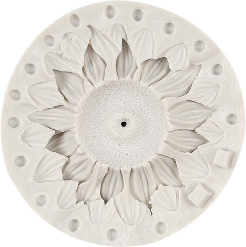 Large Sunflower Silicone Molds 3D Flower Fondant Molds for Cake Decorating Cupcake Topper Candy Chocolate Flower Soap Wax Candle Polymer Clay Gum ...