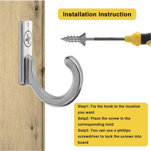 10 Pieces Zinc Alloy Antique Wall Mounted Delicate Small Hooks with Screws for Home Hanging Keys Hanging Towel Hanging Hat Coat Kitchen Supplies e...