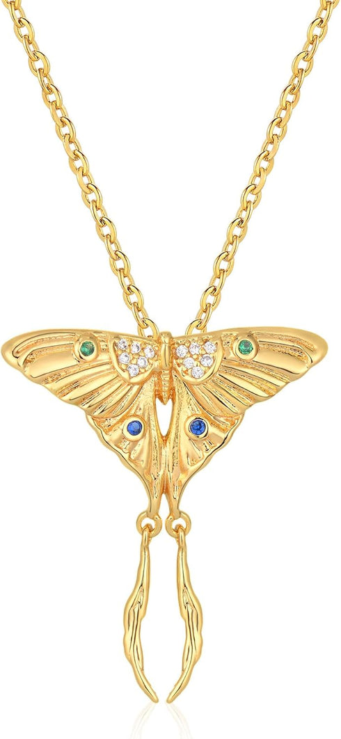 BENEIGE Pendant Necklace for Women 14K Gold Cubic Zirconia Constellation Animal Portrait Medallion Retro Necklaces…...