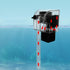 3W Mini Fish Tank Filter Aquarium Filter Hang On Waterfall 3 in 1 Adjustable Water Pump with Bio-Foam for Fish Turtle Aquariums Tank...