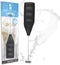 Grosche EZ Latte Battery Operated Milk Frother and Matcha Whisk - Black...