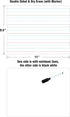 Dry Erase Lined Whiteboard for Kids, White board with Lines for Writing, Handwriting Practice Board for School and Homeschool Supplies...