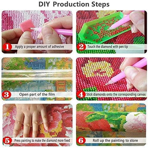 Beaudio Landscape Series Diamond Art Painting Kits for Adults- Stone in The Bright Sunshine- DIY Round Full Drill 5D Diamond Art for Home Wall Dec...