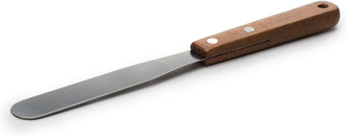 Fox Run Flat Icing Spatula, 4.25-Inch Stainless Steel Blade, Wood Handle, Metallic...
