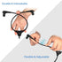 SIMOLIO Anti-Dropping Wired TV Earphone with Volume Control, Extra Long Cord Headphone with Mic for TV, PC, RCA & 3.5mm Cable Included, 14.9ft Ext...
