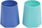 Tiny Twinkle Silicone Baby Cup 2 Pack - Open Training Cup for Independent Drinking, 4 oz (Blue, Mint)...