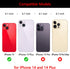 Original Back Rear Camera Lens Glass Replacement for iPhone 14 6.1 inch and iPhone 14 Plus 6.7 inch with pre-Installed Adhesive+Reparing Toolkit+I...