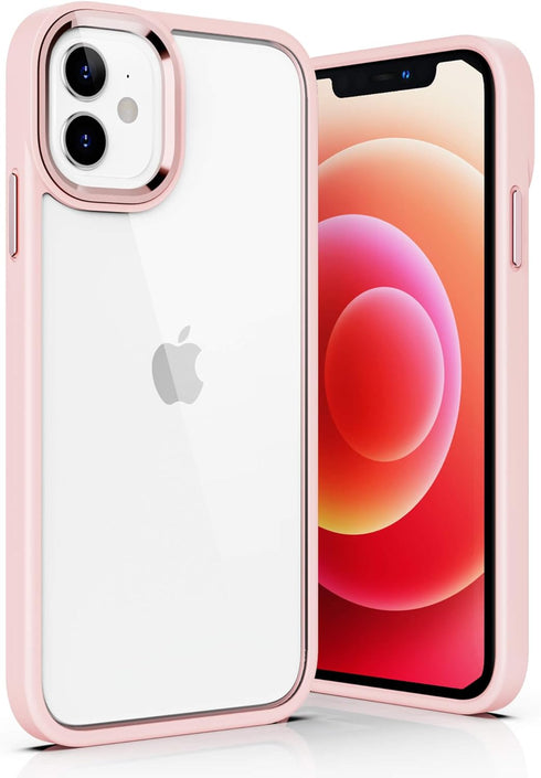 ULAK Compatible with iPhone 12 Case Clear, iPhone 12 Pro Cover Transparent Bling Soft TPU Women Girls Shockproof Protective Phone Case Designed fo...