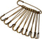 Baitaihem 50 Pcs Large Steel Safety Pins 3 inch Heavy Duty Safety Pins for Blankets, Skirts, Kilts, Crafts(Brown)...