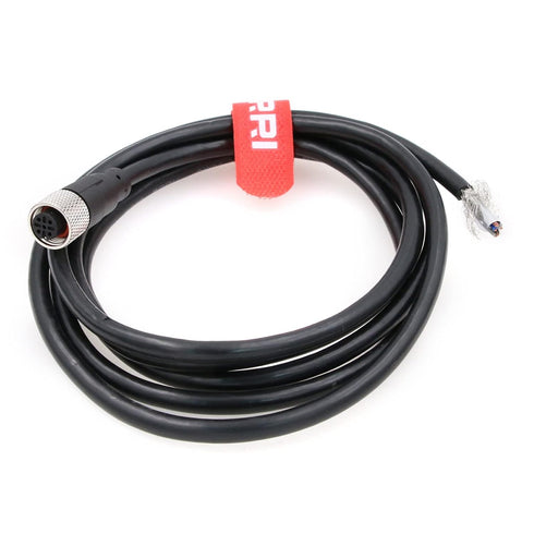 DRRI M12 Sensor Connector 5pin A Code Female Molded to Single End Industrial Cable for Automated Industrial Sensor Connections...