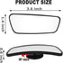 Blind Spot Mirror, Framed Rectangular Blind Spot Car Mirror, Upgrade HD Glass Wide Angle Mirror, 360° Adjustable Convex Rear View Mirror for Unive...