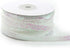 3/8" (9mm) 20 Yards Roll Polyester Glitter Ribbon Sparkle Metallic Cheer Velvet Ribbon (Iridescent White)...