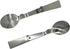 Maydahui 2PCS Folding Spoon and Fork SUS 18/10?304?Stainless Steel Spork Portable Camping Cutlery Multi-Functional Foldable Fruit Forks for Outdoo...