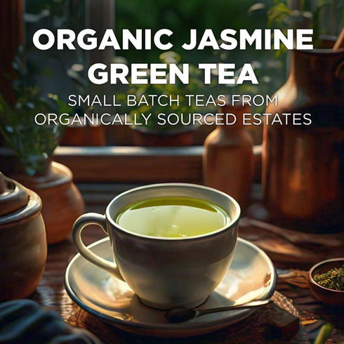 Maud's Organic Jasmine Green Tea Pods, 24 ct, Recyclable Single Serve Tea Pods – 100% Gourmet Blended Tea Leaves, Compatible with Keurig K Cups Ma...