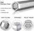 AYZA,Pellet Smoker Tube -12inchStainless Steel BBQ Wood Pellet for ColdHot Smoking,Works with All Grill or Smokers,Ideal Smoking Cheese,Fish,Beef,...