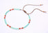Anklet for women, Unique Beaded Aqua Colorful Waterproof Beach Anklet, Boho Bohemian Hippie Native American Style, Handmade by Tribes...