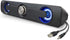 Desktop Compact USB Powered Wired Multimedia Mini Stereo Sound Bar 3.5mm Audio Jack Blue LED 2.5 Watts Speaker...