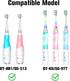 Dada-Tech Kids Electric Toothbrush Replacement Heads for DT-BB1, DT-K6, SG-513, SG-977- Pack of 4 (Large Age 3+)...