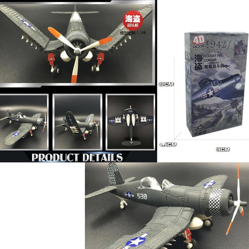 Military Attack Combat Helicopter Play Set with Accessories,WWII Pirate Fighter Jet,Boys Military Toys with Elite Force Army Ranger Action Figures...
