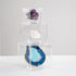 3 Pegs Round Display Easel Stands with Transparent Acrylic Box, Multiple Decoration Storage Case, Small Items Stands for Displaying Collectible St...