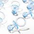 Pacifiers for Baby Shower Game, 36 Plastic Pacifiers for Baby Shower Decoration DIY, large Size Baby Shower Pacifiers, Gender Reveal Party Table S...