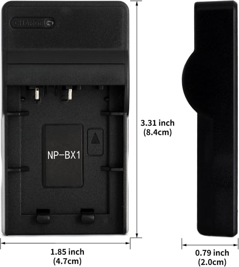 NP-BX1 USB Charger for Sony Cyber-Shot DSC-RX100, Cyber-Shot DSC-RX100 II, Cyber-Shot DSC-RX100 III, Cyber-Shot DSC-HX90V, Cyber-Shot DSC-WX350, C...