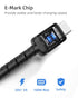 imuto USB C to USB C Cable (6.6ft, 2-Pack) 100W Fast Charging Cable Braided for iPhone 15/15Pro/15Plus/15ProMax MacBook Pro 2020,iPad Pro 2020, iP...