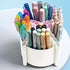 M&G 360 Degree Rotating Pen Holder for Desk Organizer, 4 Compartments Desktop Pencil Holder, Desk organizers and Accessories Storage Stationery Su...