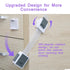 Child Proof Cabinet Locks, 4 Pack Child Locks for Drawer Cupboard Dishwasher Cupboard Pantry and Toilet. Adhesive Safety Baby Proofing Fridge Lock...