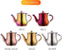 Buyer Star Stainless Steel Tea Pot with Removable Infuser, 17 Oz Pour Over Coffee Kettle for Coffee Shop, Western Restaurant, Bar and Home, Rose G...