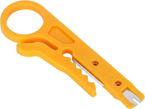 Cable Wire Stripper, 10 Pack Wire Stripping Tool for CAT?5, CAT?5e, CAT?6 Data Lines, Mini Cable Crimping Tool for Electrician,Other household dai...