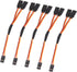 5pcs 150mm Y Type Extended Line Extension Lead Wire Cable for Futaba JR Y Harness Servo Lead Extension...