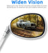 Motorcycle Mirrors Universal 8mm 10mm Chrome Rear View Side Mirror Handle Bar Bar End Motorcycle Mirrors Fit For Most Motorbikes...