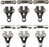 DGOL 100 Pairs Copper Invisible Sew on Hooks and Bar Snap Fasteners Sewing Eyes Closure Clips Silver and Gunmetal...