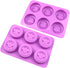 2Pcs Bee Silicone Molds Round Honeybee Silicone Mold for Making Homemade Soap, Lotion Bar, Jello, Bath Bomb, Beeswax Candle, Resin, and Baking Muf...