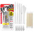 E6000 Plus Adhesive Bundle: 1.9 fl oz Tube with 10 Snip Tip Applicators, Set of 5 Plastic Spreader Tools and Set of 5 Nail Dotting Tools - Double-...