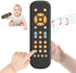 Baby TV Remote Control Toy with Music Sound and Light, Realistic Toddler TV Remote Toy Early Educational Learning Toy with 3 Language Musical Toy ...