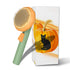 Cat Brush with Release Button, Cute Pumpkin Shape Groom and Clean Dog Comb with Release Button, Self Cleaning Doodle Brush for Cats Dogs Puppy Rab...