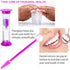 Portable Orthodontic Oral Care Kit - 2Pack - Travel Kit for Patients, Interdental Brushing Wax Floss Toothbrush Cleaning(Purple & Orange)...