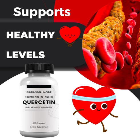 Research Labs Quercetin High Absorption Formula w/Bromelain...